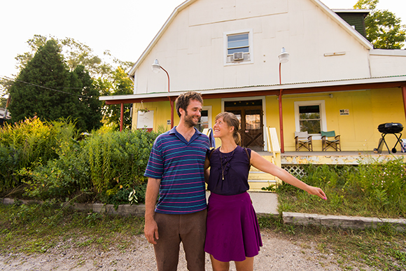 Evan Dayringer and Britten Stringwell at The Yellow Barn