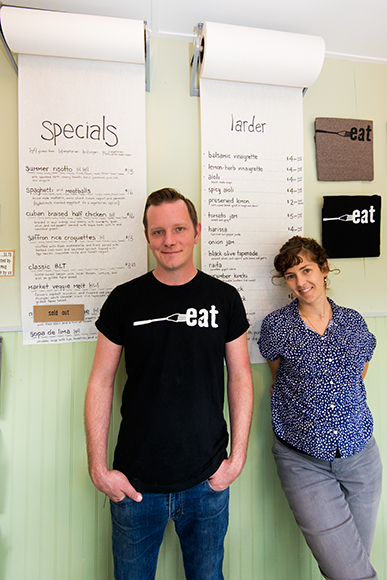 Blake Reetz and Helen Harding at eat 