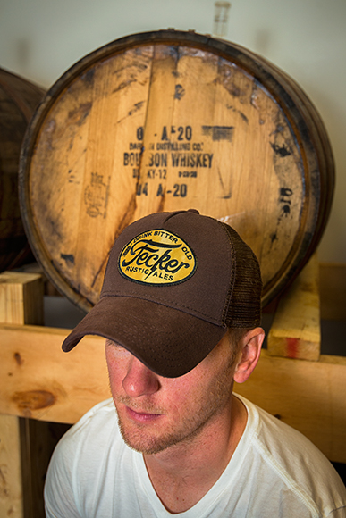 Nathan Hukill at Bitter Old Fecker's brewery