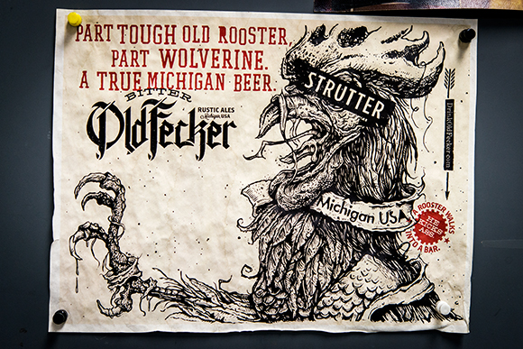 Old Fecker label art by Keith Neltner