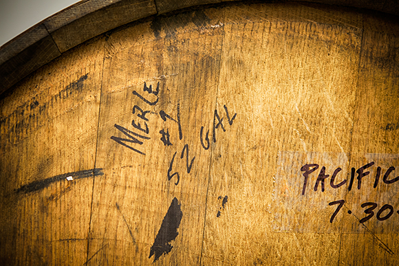 All the barrels at Old Fecker are named after country music greats