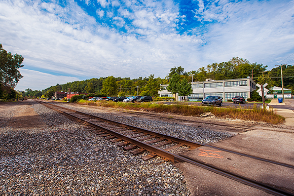 Looking south from the proposed North Main Street location