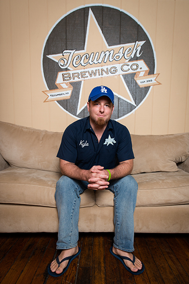 Kyle DeWitt at Tecumseh Brewing Company