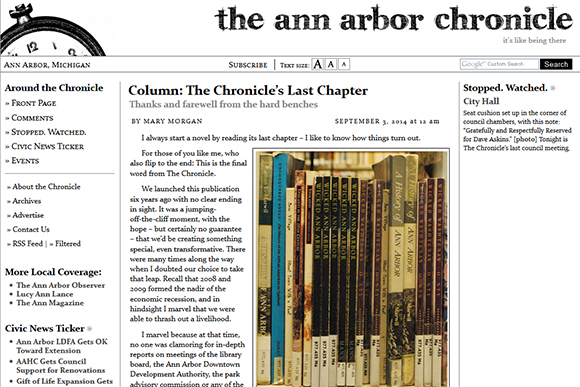 The Ann Arbor Chronicle