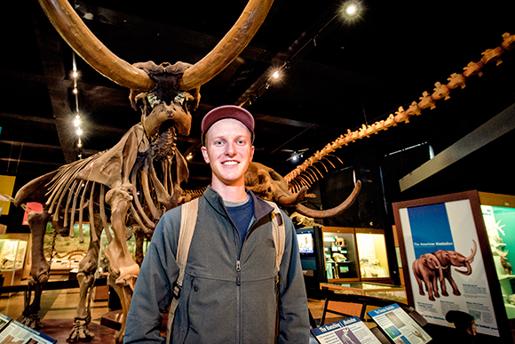 Charlie Engelman at the U of M Museum of Natural History