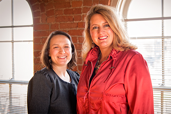 Jillian Rosen and Shelley Strickland of the Ann Arbor Community Foundation