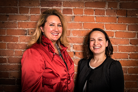 Shelley Strickland and Jillian Rosen of the Ann Arbor Community Foundation