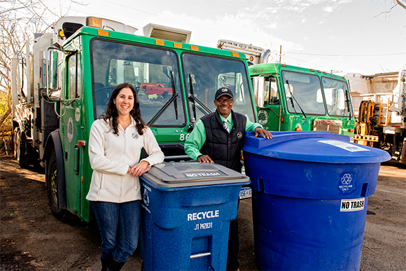 Christine Chessler-Stull and Allen Kennedy at Recycle Ann Arbor