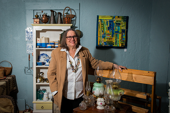 Beth Wilkinson at Artifact & Whimsy in Depot Town