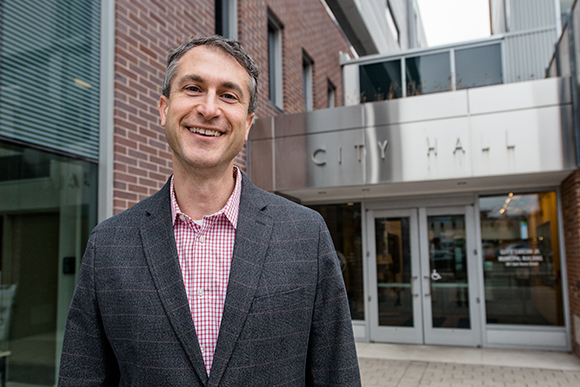 Ann Arbor Mayor Chris Taylor at City Hall