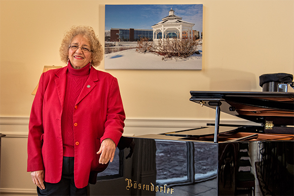 Lois Richardson at University House in Ypsilanti