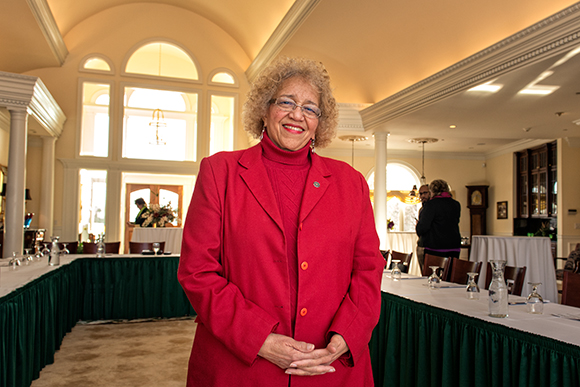 Lois Richardson at University House in Ypsilanti