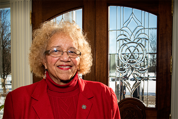 Lois Richardson at University House in Ypsilanti