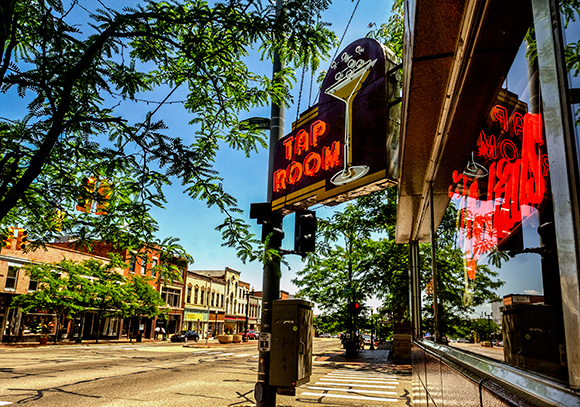 Michigan Avenue in downtown Ypsilanti