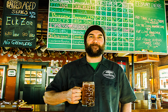 Arbor Brewing Company Microbrewery brewery manager Dan Peron