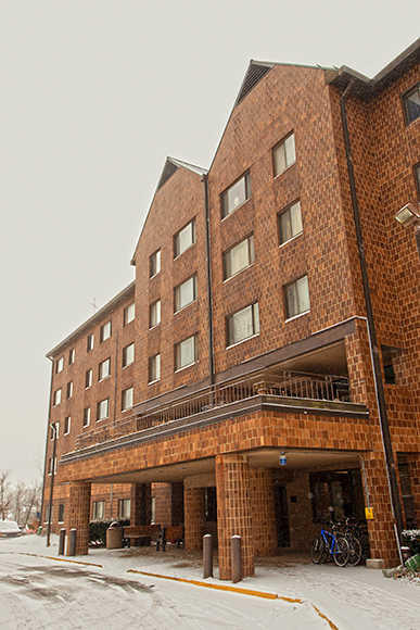 Baker Commons managed by the Ann Arbor Housing Commission in downtown Ann Arbor 