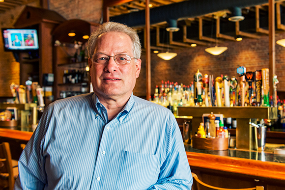 Ann Arbor DDA member Roger Hewitt at Red Hawk