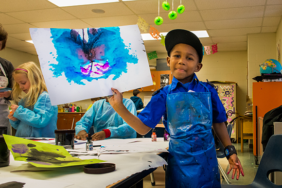 FLY Children's Art Center after school program at Erickson Elementary in Ypsilanti