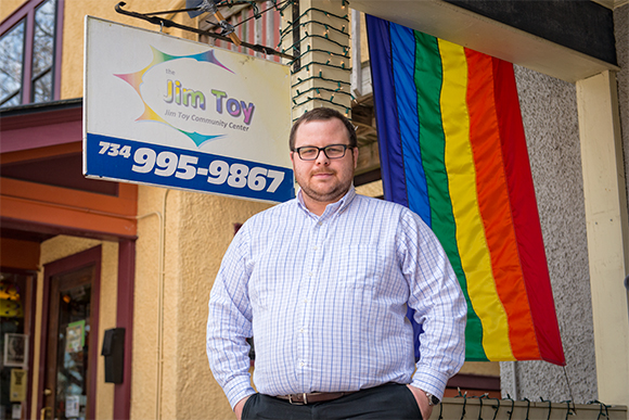 Jim Toy Community Center president Brad O'Conner