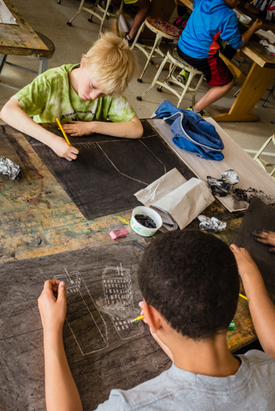 Art Class at Ann Arbor STEAM @ Northside