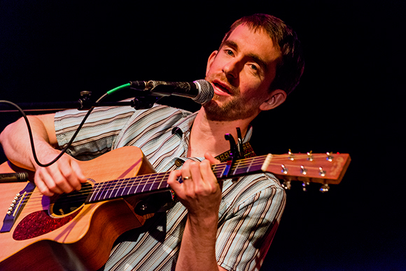 Think Local First's Chris Good playing at The Ark