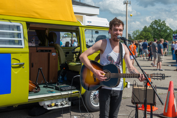 Chris DuPont playing at Hollway Field