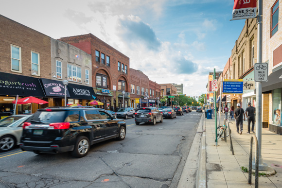 The former one way stretch of State Street