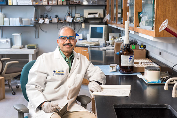 Reddy Sudhakar at a sustainable certified lab