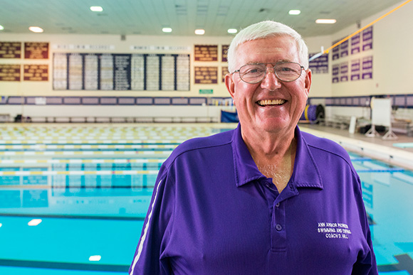 Ann Arbor Swim Coach legend Denny Hill