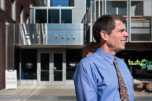 City Administrator Steve Powers at Ann Arbor City Hall