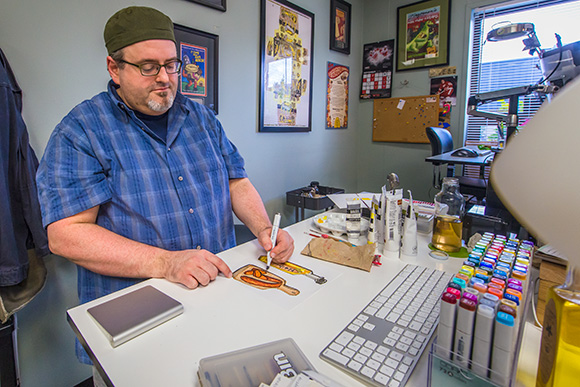 Ian Nagy at his Zingerman's studio