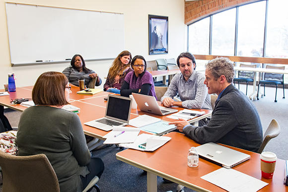 Kevin Karr meeting with IB advisors