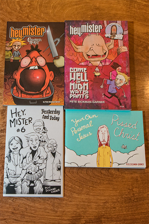 Some of Pete Sickman-Garner's comics