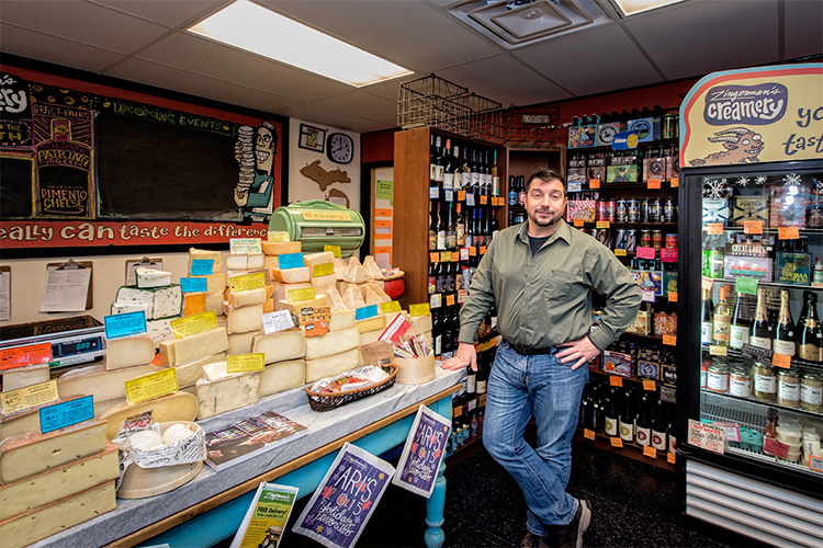 General Mangager Jack Schleick at Zingerman's Creamery