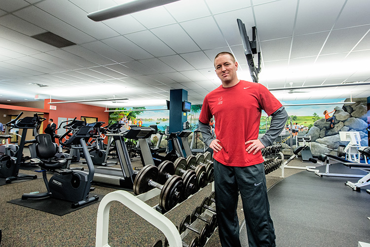 Domino's Farms Fitness Center Manager Ryan Pratt