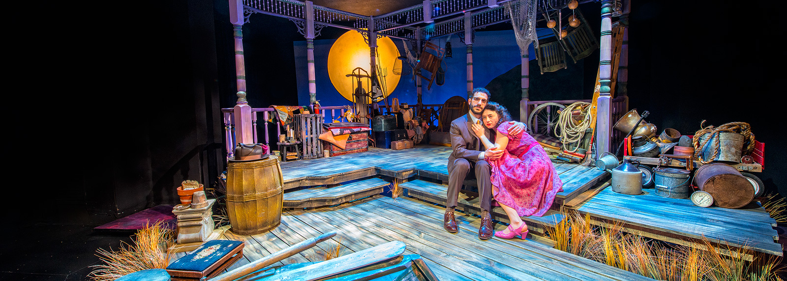 Rob Najarian and Aphrodite Nikolovski in Talley's Folly at The Purple Rose Theatre Company - Chelsea