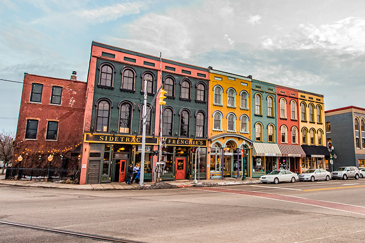 Depot Town in the Ypsilanti Historic District