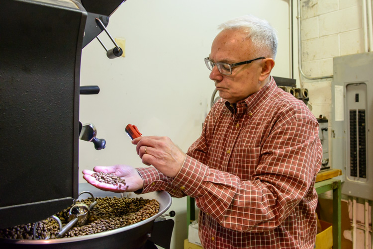 Tom Isaia at Coffee Express Roasting Company