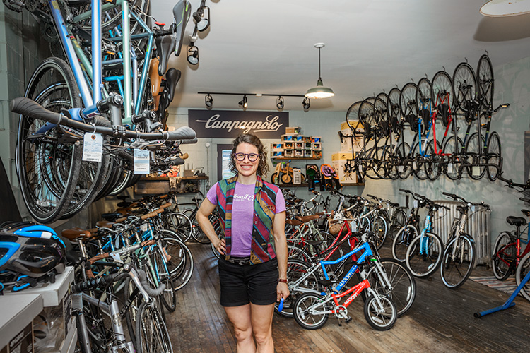 Jessica Bratus at Sic Transit Cycles