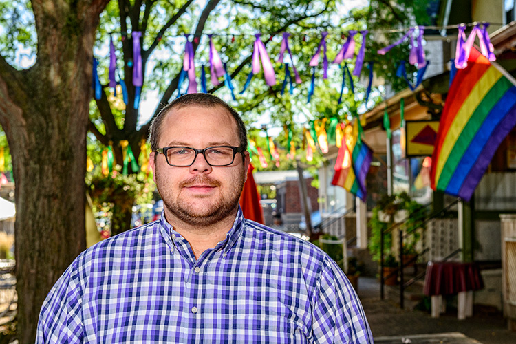 Brad O'Furey at the Jim Toy Community Center