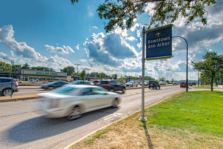 A Bus Rapid Transit Route along Washtenaw Avenue would be established with passage of the RTA millage