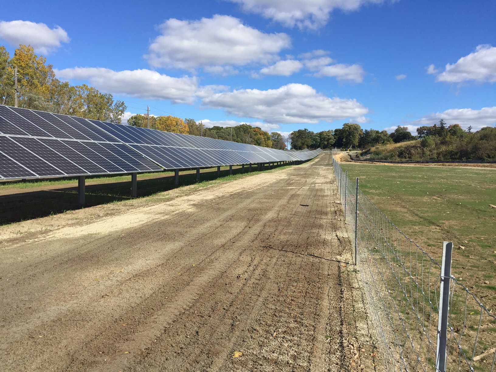 DTE's Ypsi solar array.