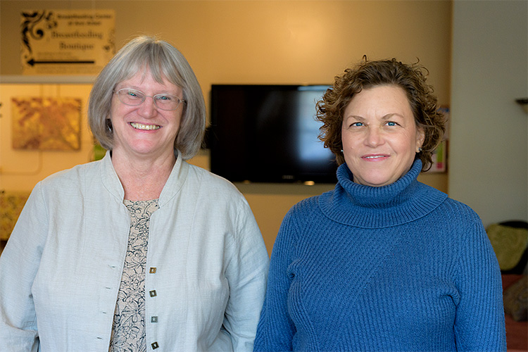 Patty Brennan and Merilynne Rush