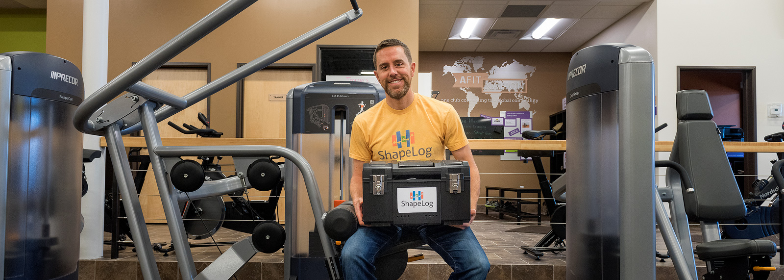 Brian Hayden of ShapeLog at Anytime Fitness in Ypsilanti