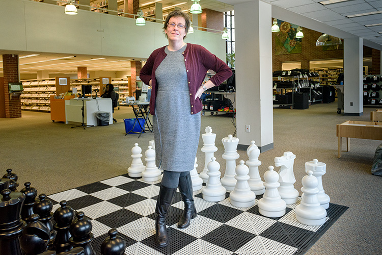 Victoria Green and the downtown Ann Arbor District Library