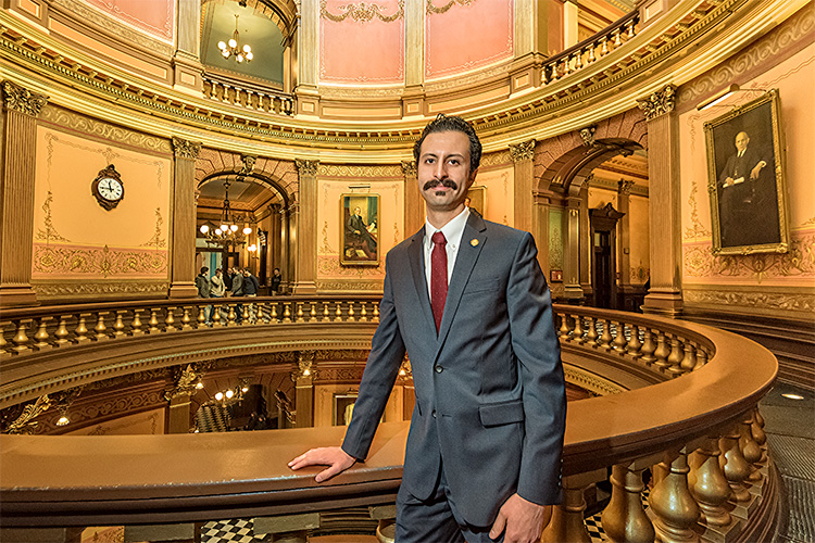 Yousef Rabhi at the Michigan State Capitol