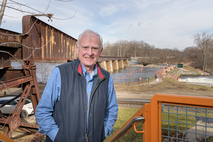 Peter Allen at his Ann Arbor office