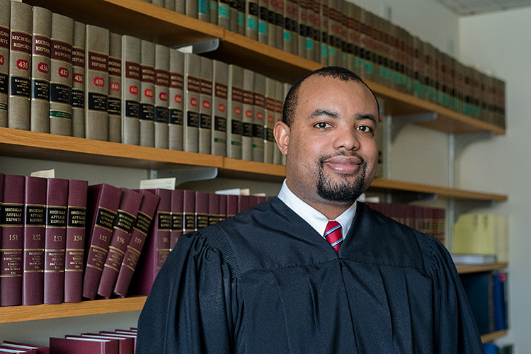 Judge Larry Williams at 36th District Court in Detroit