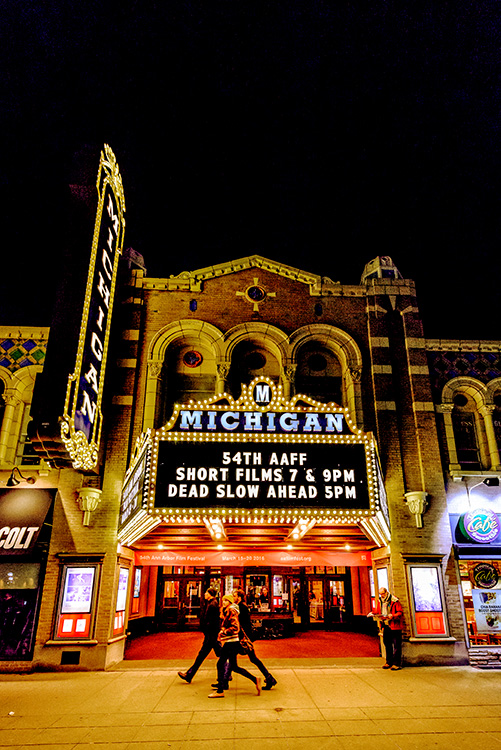 The Michigan Theater during last year's Ann Arbor Film Festival
