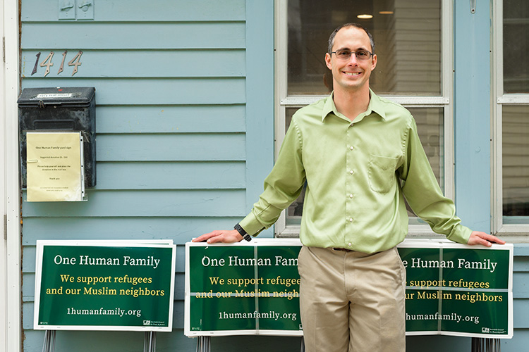 Chuck Warpehoski at the Interfaith Council for Peace and Justice